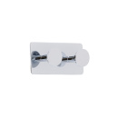 Towel Hook Base 210 2-Hook - Chrome