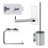 Bathroom Kit Base 210 - Chrome Bathroom Kit Base 210 - Chrome