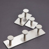 Towel Hook Base 210 3-Hook - Brushed Stainless Steel Finish