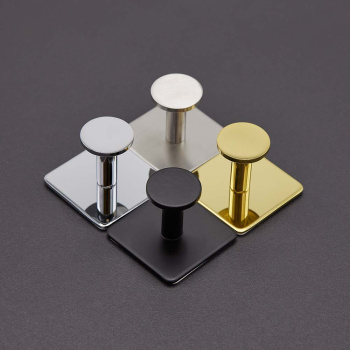 Towel Hook Base 210 3-Hook - Brushed Stainless Steel Finish