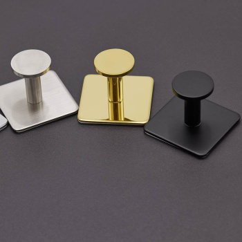 Towel Hook Base 210 3-Hook - Polished Brass