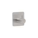 Towel Hook Base 220 1-Hook -  Brushed Stainless Steel Finish