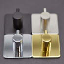 Towel Hook Base 220 1-Hook -  Brushed Stainless Steel Finish