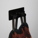 Towel Hook Base 220 2-Hook - Matte Black