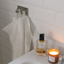 Towel Hook Base 220 2-Hook - Brushed Stainless Steel Finish