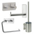Bathroom Kit Base 220 - Brushed Stainless Steel Finish Bathroom Kit Base 220 - Brushed Stainless Steel Finish