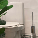 Solid Toilet Brush - Chrome