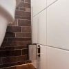 Solid Toilet Brush - Brushed Stainless Steel Finish