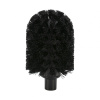Solid Toilet Brush - Brushed Stainless Steel Finish
