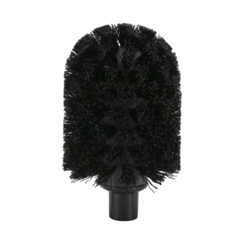 Solid Toilet Brush - Brushed Stainless Steel 