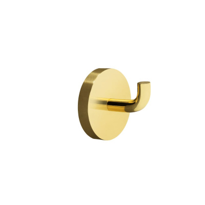 Single Hook Calm - Polished Brass in the group Bathroom Accessories / Show all bathroom accessories / Towel Racks at Beslag Online (620071-41)
