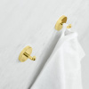 Single Hook Calm - Polished Brass