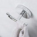 Double Hook Calm - Polished Chrome