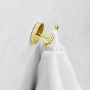 Double Hook Calm - Polished Brass