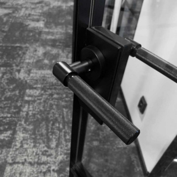 Door Handle Helix 200 - European Standard - Black