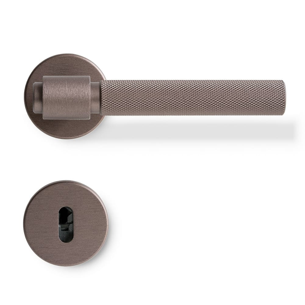Door Handle Helix 200 -  European Standard - Dark Bronze