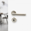 Door Handle Tavira - Scandinavian Standard - Stainless Steel Finish