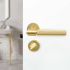 Toilet Lock R - Brushed Brass