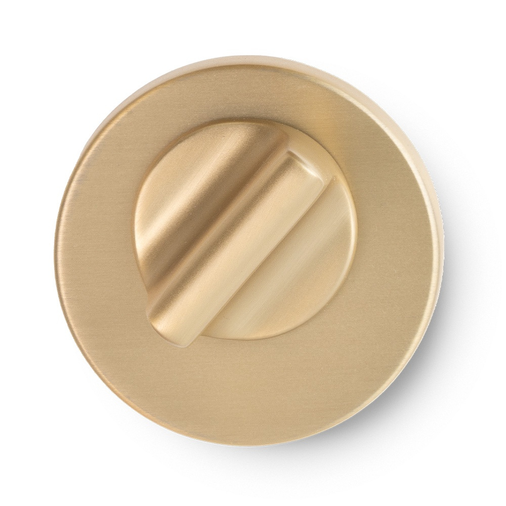 Toilet Lock R - Brushed Gold