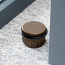 Door Stop Arpa Floor - Antique Brass