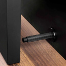 Door Stop Arpa Wall - Brushed Black