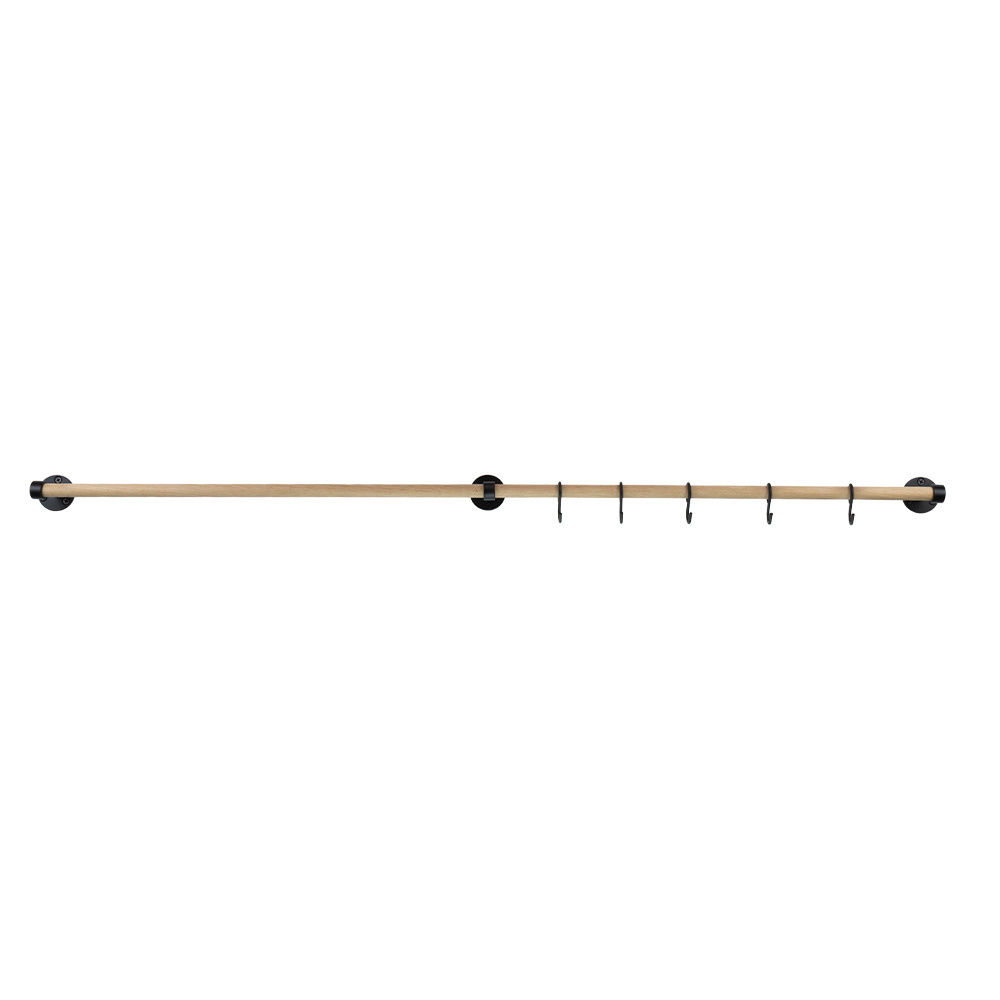 Extension Rod Aveny - 600mm - Oak/Matte Black