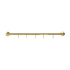 Kitchen Rail Aveny - 600mm - Complete - Polished Untreated Brass Kitchen Rail Aveny - 600mm - Complete - Polished Untreated Brass