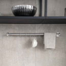 Kitchen Rail Aveny - 600mm - Complete - Brushed Stainless