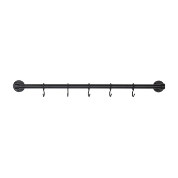 Kitchen Rail Aveny - 600mm - Complete - Matte Black