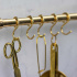 Hook Aveny - 5-p - Polished Untreated Brass