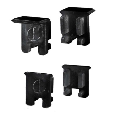 End Caps Apex - Grey - 2-p + 2-p in the group Lighting / Show all lighting / Transformer & Accessories at Beslag Online (973356)
