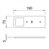 LED-Spot Polar SE SDM - Stainless look