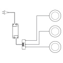 LED-Spot Atom - Stainless look 