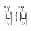 LED-Profile LD8104 - 2000mm - Aluminum