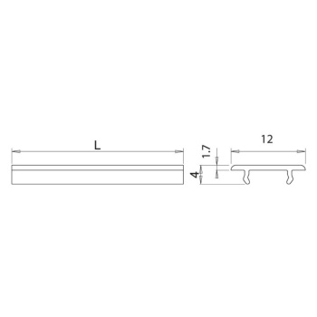 Diffuser Nexus - 2000mm - Surface Mounted