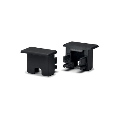 End Cap Nexus - Recessed - Black 2 pcs in the group Lighting / Show all lighting / Transformer & Accessories at Beslag Online (973592)