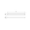 LED-Profile Blade - 2000mm - Aluminum