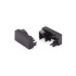The picture shows end caps 8112 End Caps Blade - Matte Black 2-p