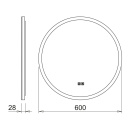 Bathroom mirror IO D-M 