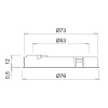 LED-Spot Holl D-M - Matte Black
