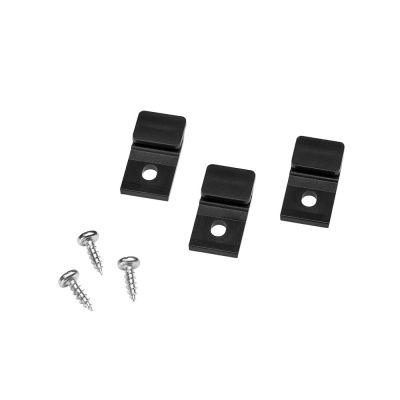 Mounting Clips Tuby - Black - 3-pack in the group News at Beslag Online (973788)