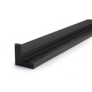 LED-Profile Systema D-M - 2000mm - Matte Black