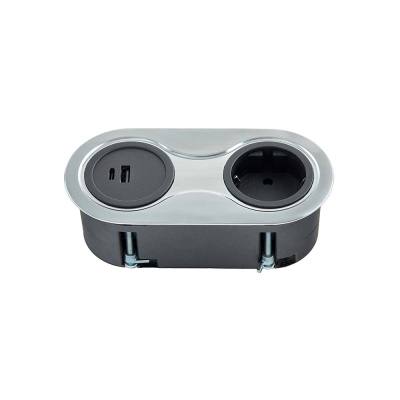 Power Socket Infini - Stainless Steel Look in the group Lighting / Show all lighting / Power Socket at Beslag Online (989017)