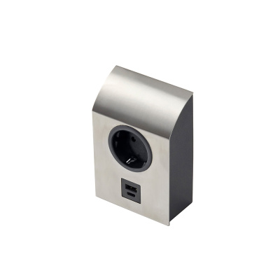 Power Socket Mini Born - Stainless Steel Look in the group Lighting / Show all lighting / Power Socket at Beslag Online (989022)