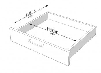  Cutlery drawer Flex Basic - White
