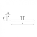 Bathroom Mirror LED-Light Aalto - Chrome