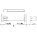 LED-Luminaire Baski SF - Stainless Steel Look