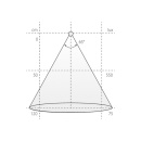 LED-Spot Stella Flat - Stainless Look