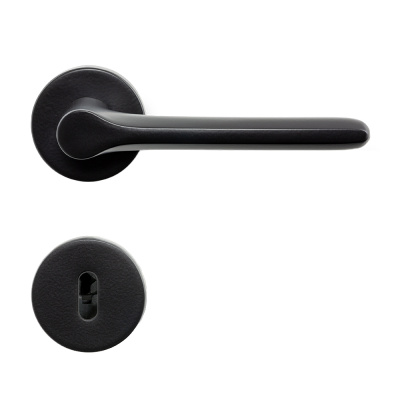 Door Handle Sintra - Matte Black in the group Door handles / Color/Material / Black at Beslag Online (dht-sintra-svart)