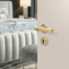 Door Handle Helix 200 Stripe - Brass